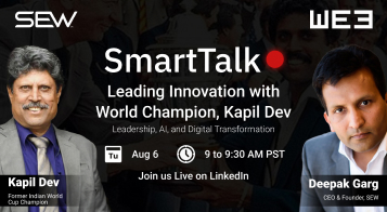 WE3 SmartTalk | Discussion with World Champion, Kapil Dev & Deepak Garg, CE...